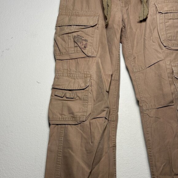 Surplus Tex Airborne Tan Khaki Cargo Pant Men 32x29 Utility Gorp Hike Military - Picture 12 of 14